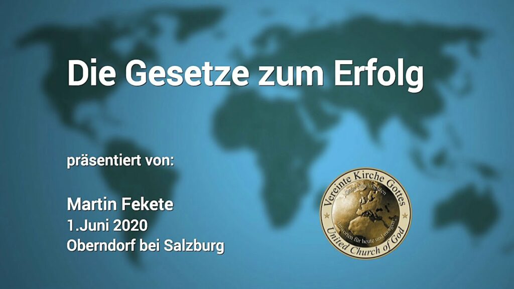Die Gesetze zum Erfolg
