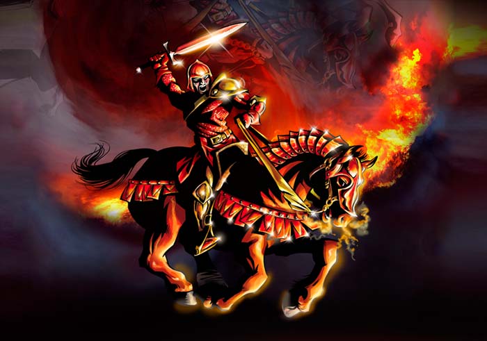 Der zweite Reiter der Apokalypse: Das rote Pferd des Krieges