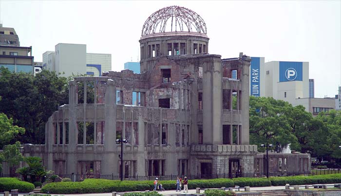 Hiroshima and Jesu Prophezeiung auf dem Ölberg