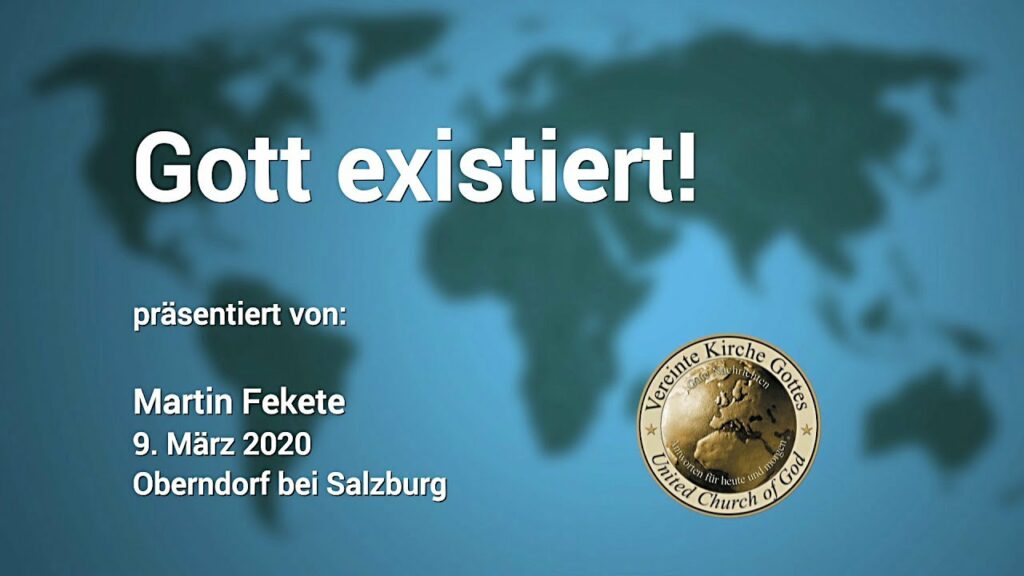 Gott existiert!